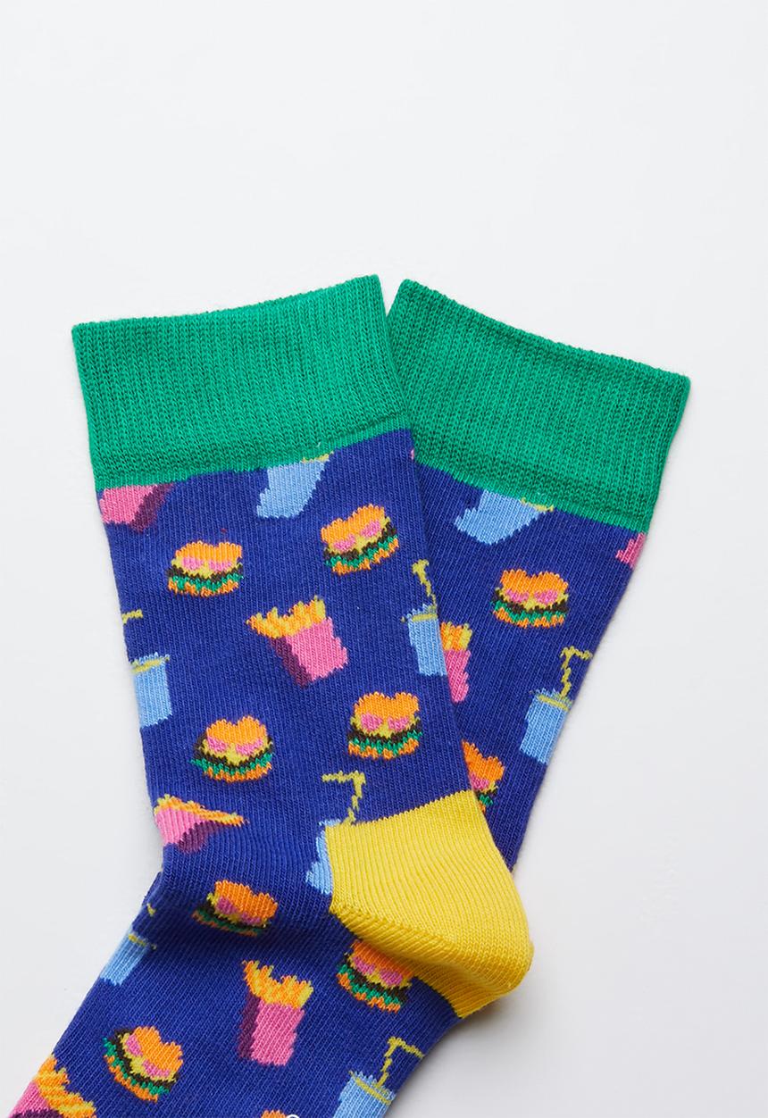 Happy Socks - Kids burger socks 2 pack - multi