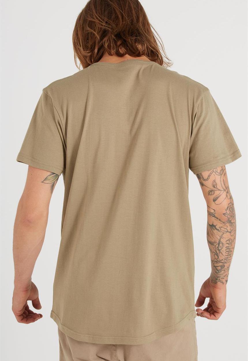 Cotton On - Essential henley - green