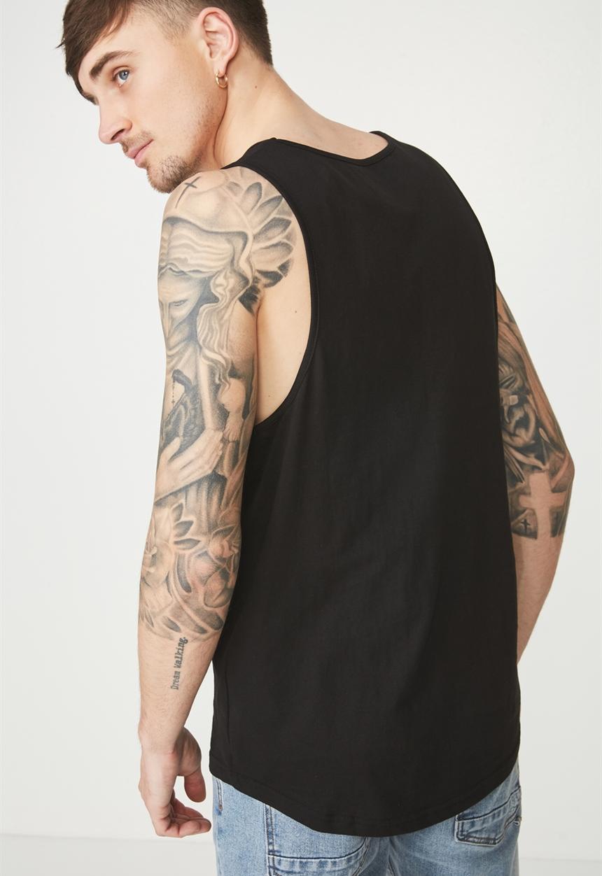 Cotton On - Tbar tank - black