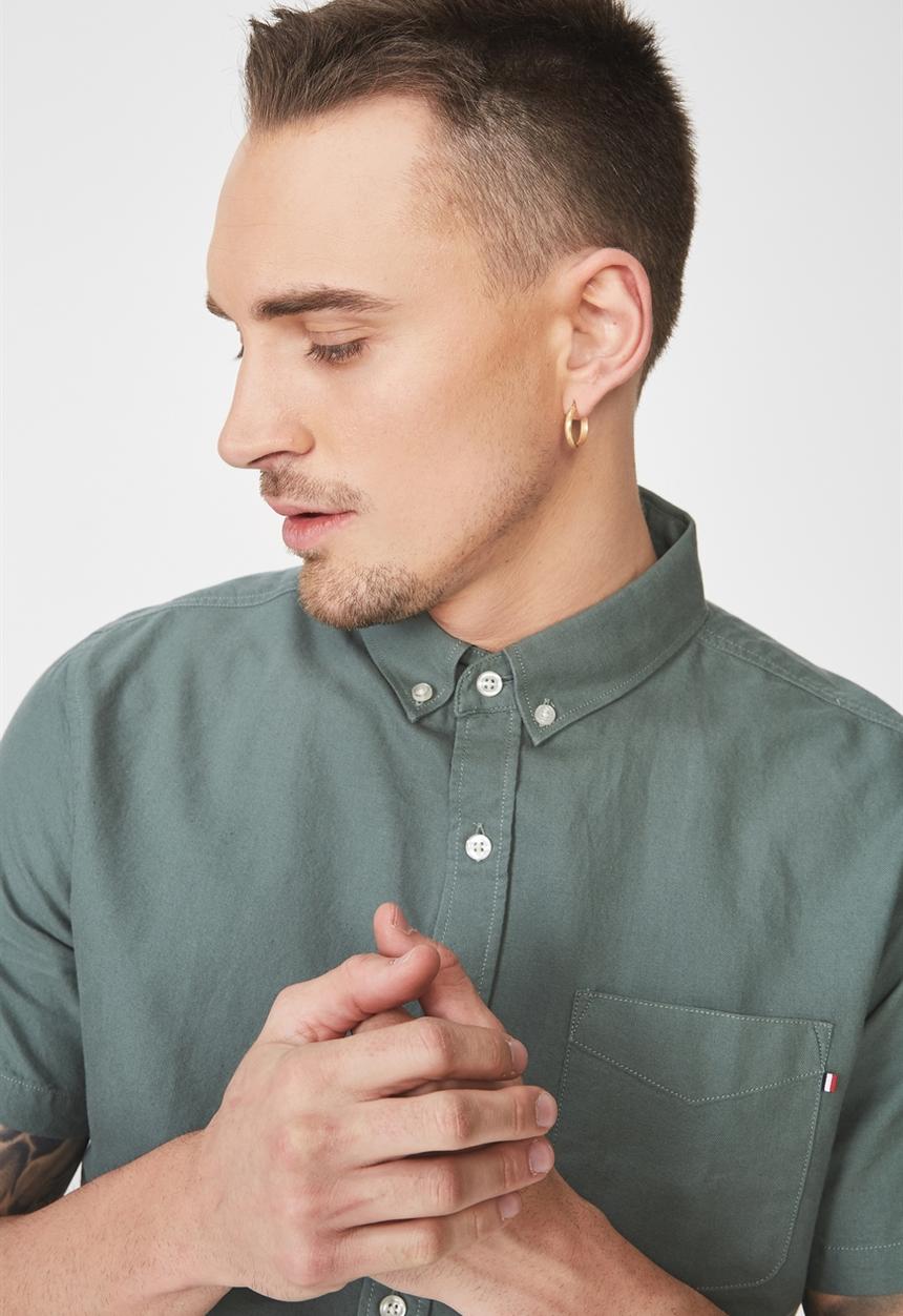 Cotton On - Vintage prep short sleeve shirt - khaki