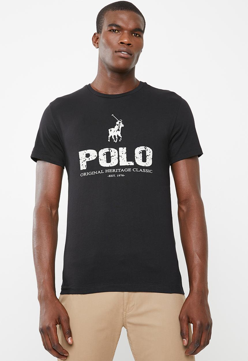 POLO - Classic printed crew neck T-shirt - black 