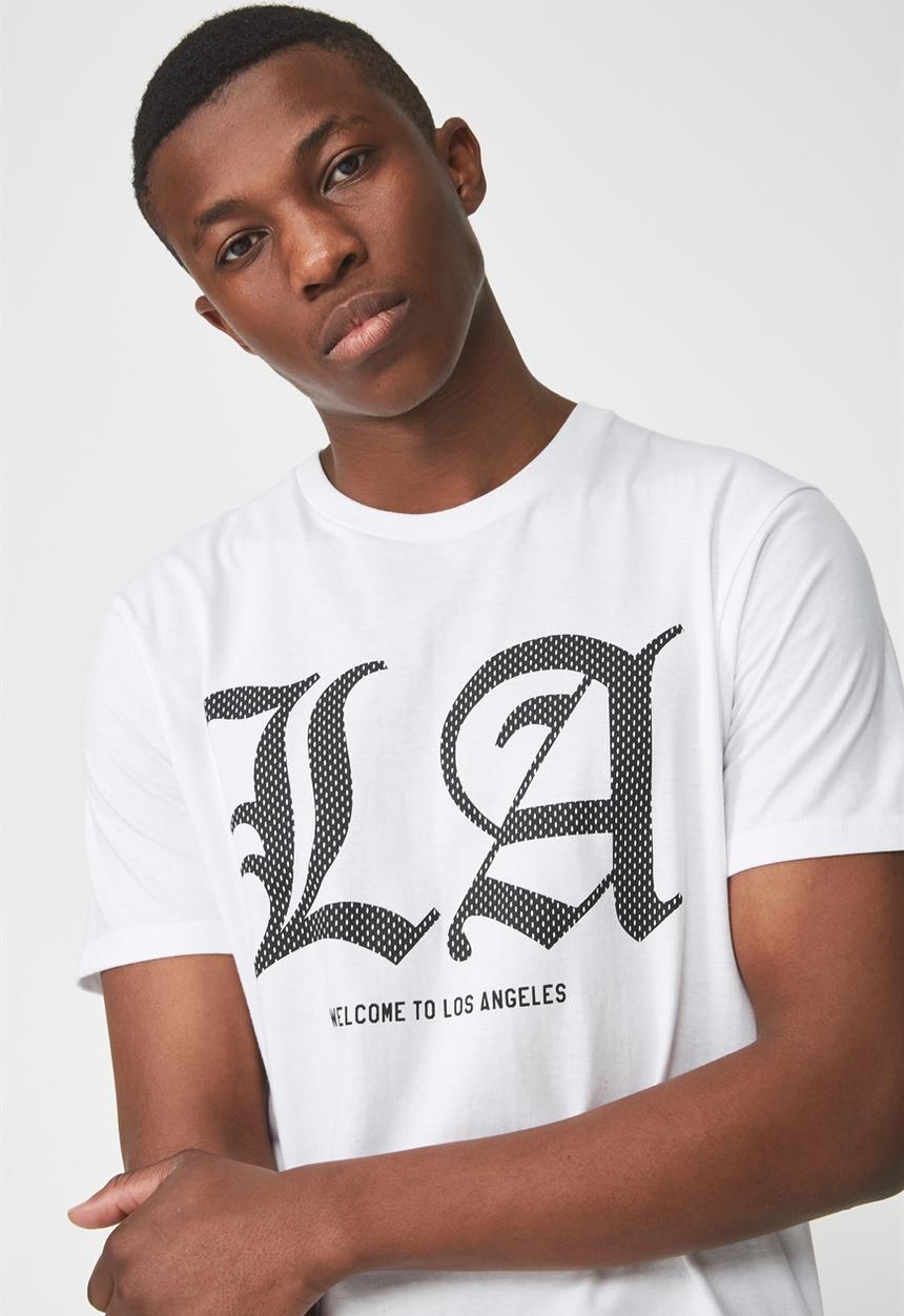 Cotton On - Active graphic tee - white