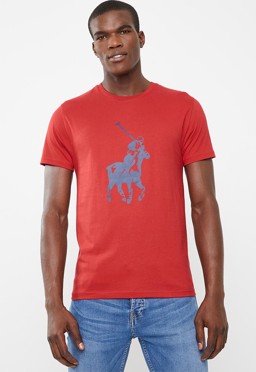 POLO - Classic big pony short sleeve crew neck T-shirt - red 