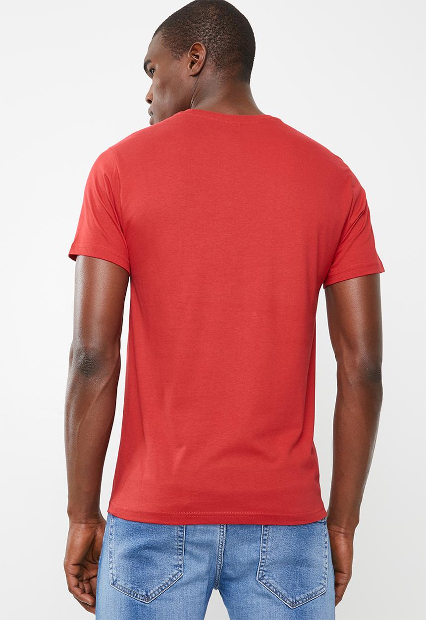POLO - Classic big pony short sleeve crew neck T-shirt - red 