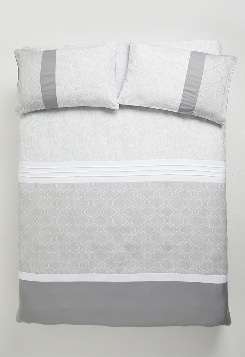Design Studio - Huxley jacquard duvet cover set - grey
