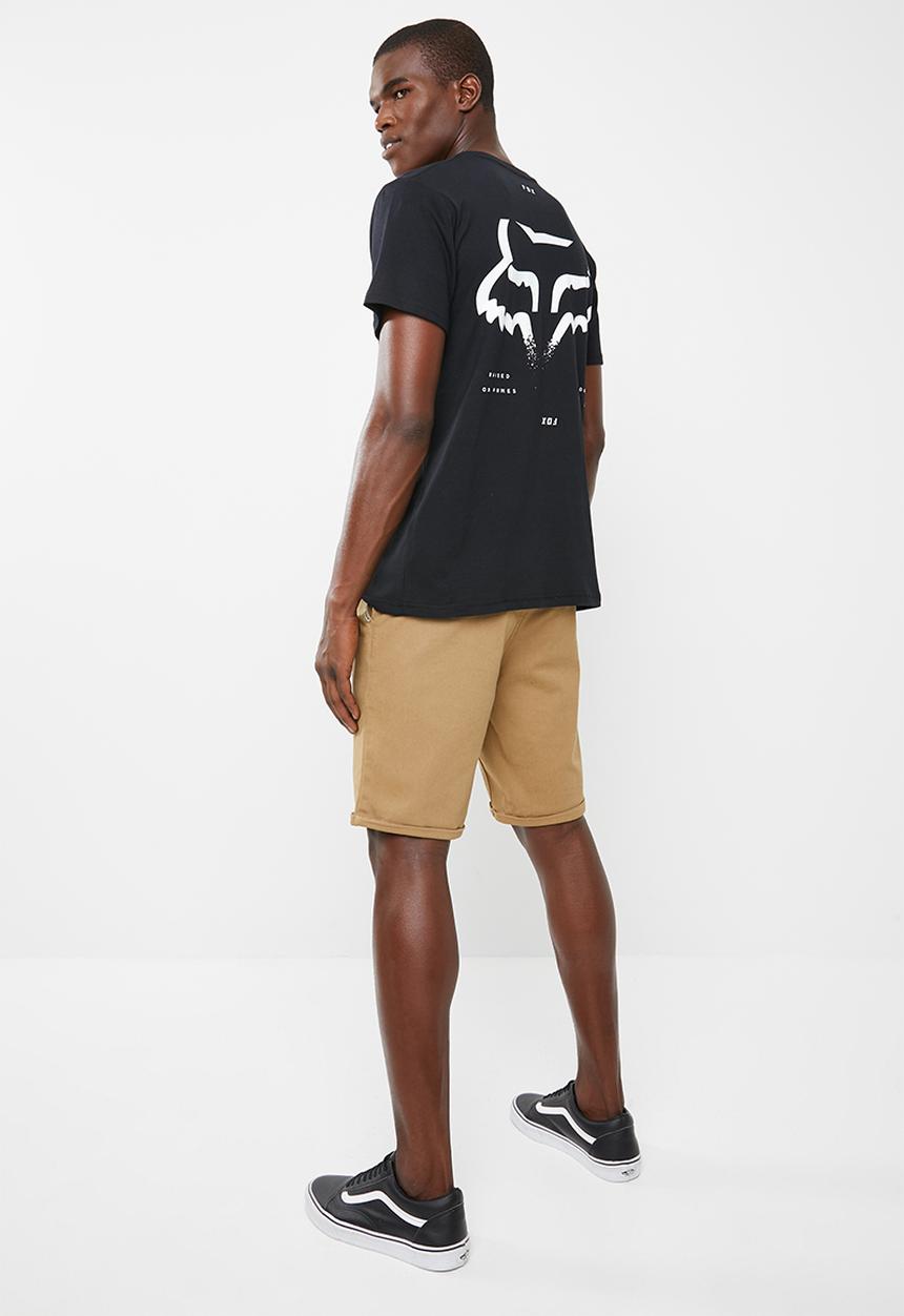 Fox - Leeward T-shirt - black