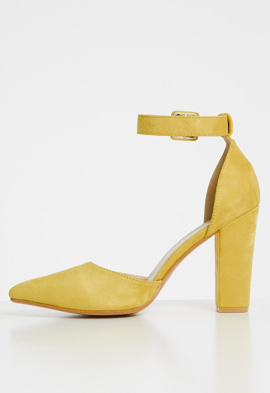 Superbalist - Farrah ankle strap heel - yellow