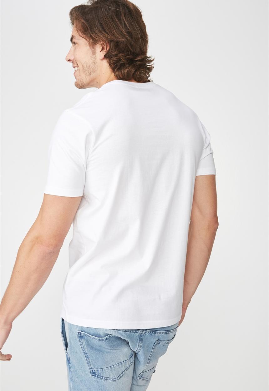 Cotton On - Tbar INXS - sometimes you kick collaboration tee - white