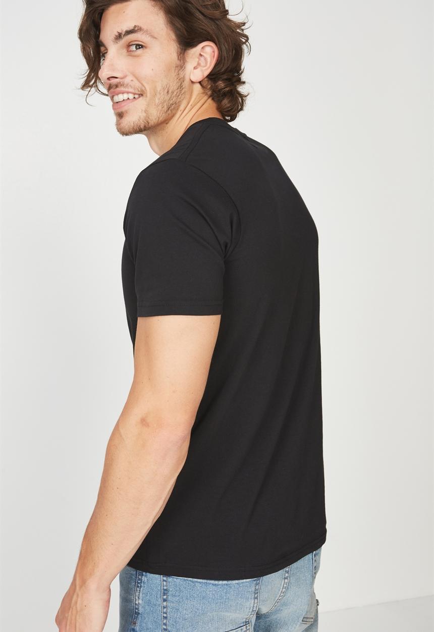 Cotton On - Tbar tapes tee - black