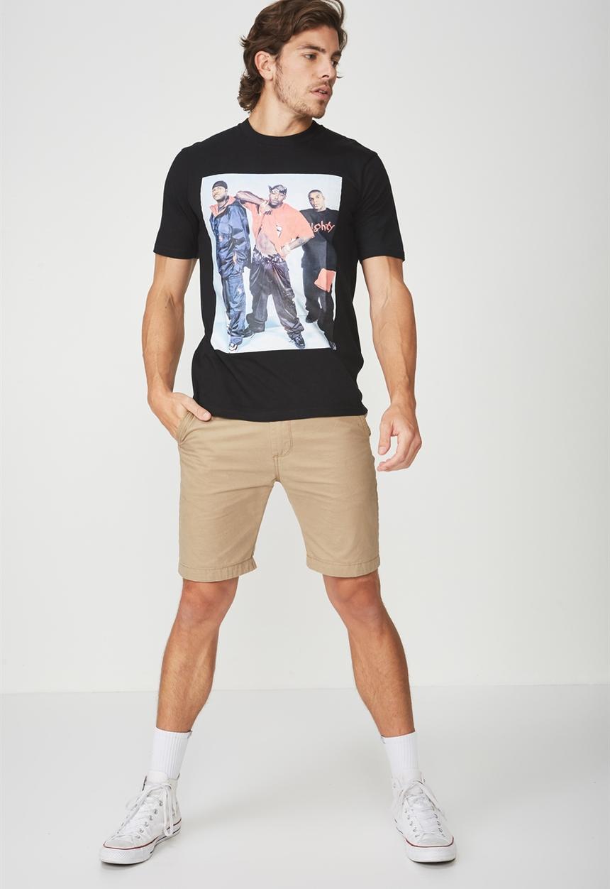 Cotton On - Tbar naughty by nature collaboration tee - black