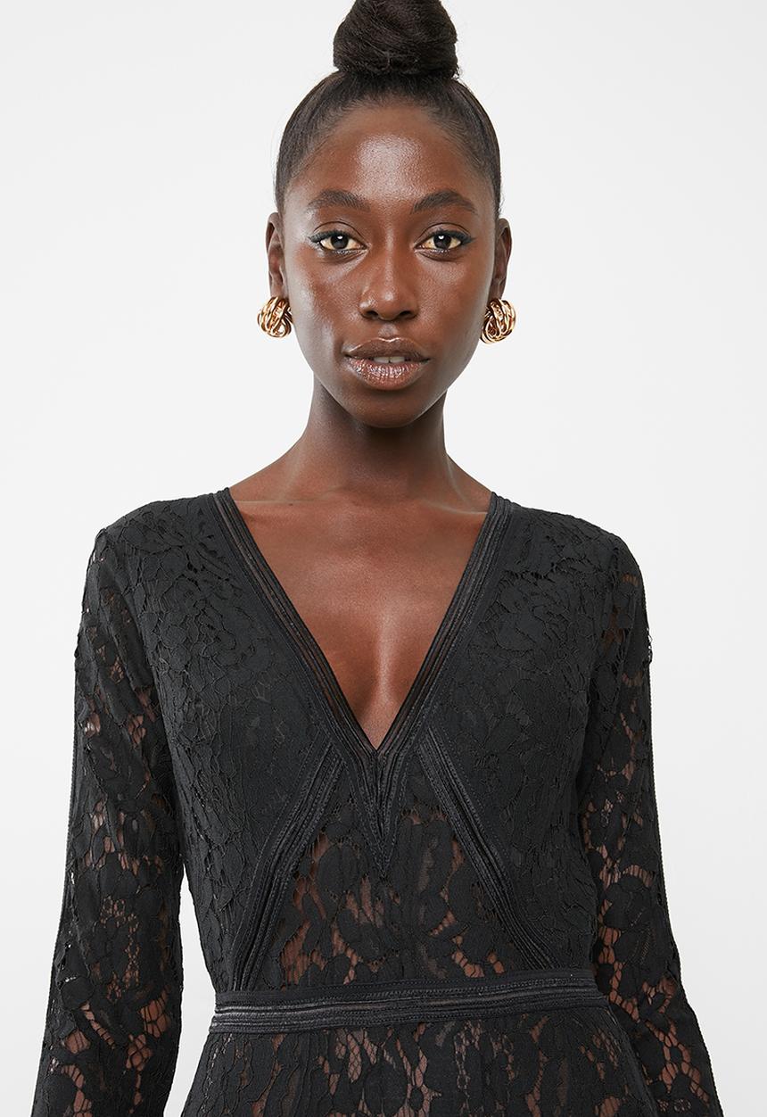 Missguided - Sport tape long sleeve bodysuit - black