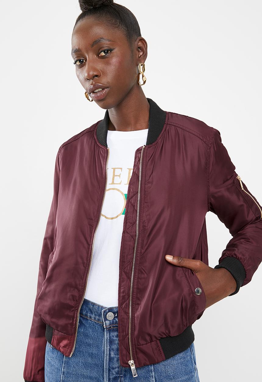 STYLE REPUBLIC - Bomber jacket - burgundy