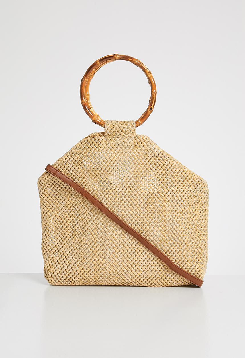 Superbalist - Serena bamboo handle bag - brown 