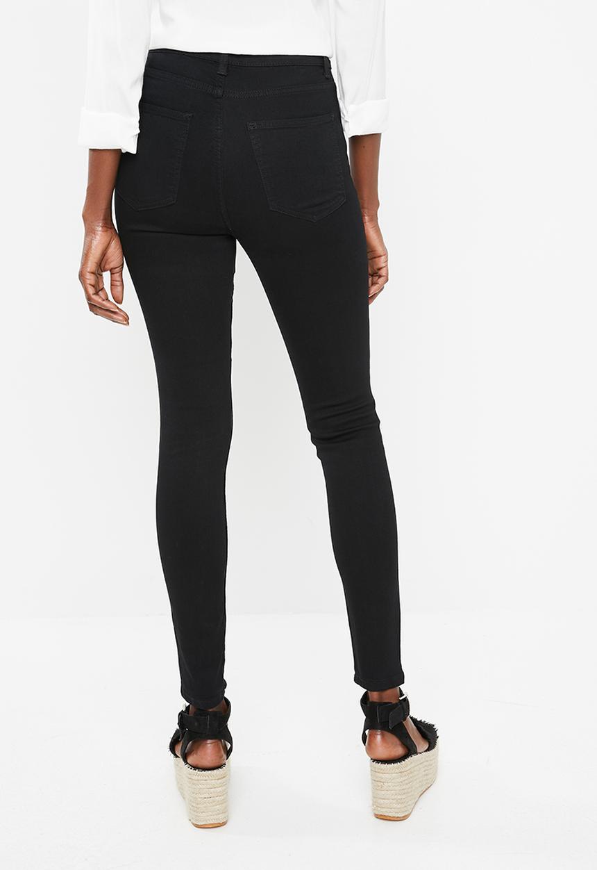 Superbalist - Hi-rise skinny jeans - black