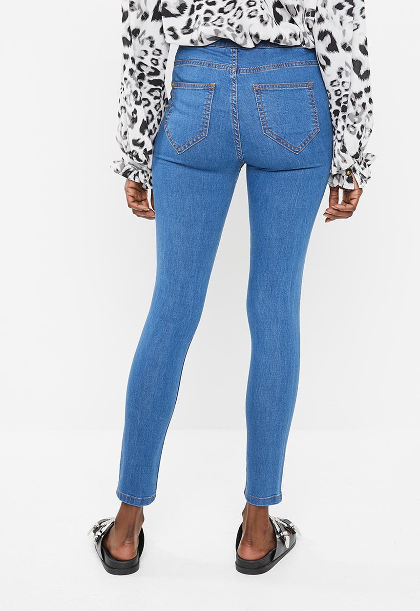 Superbalist - Hi rise jegging - blue