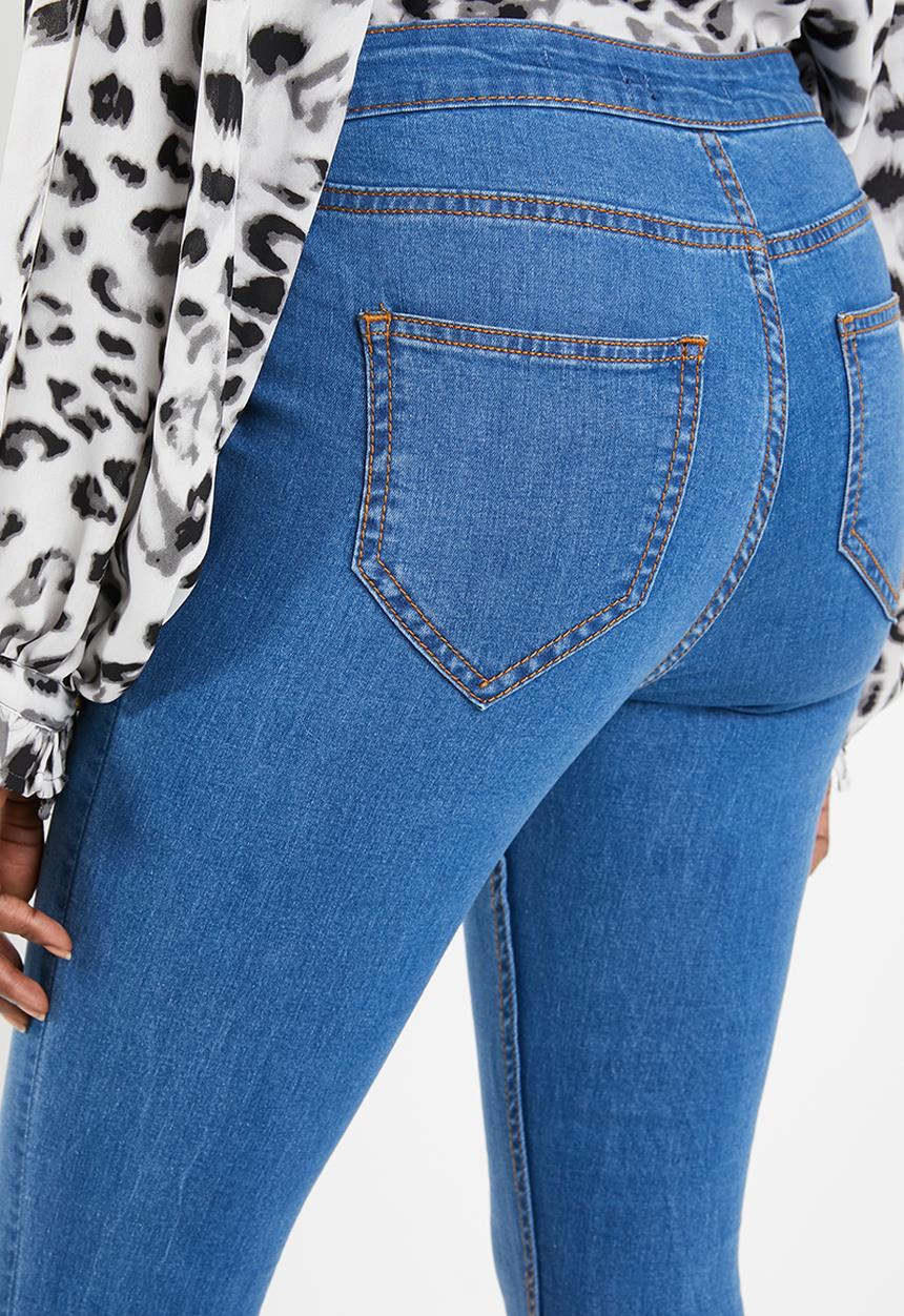 Superbalist - Hi rise jegging - blue