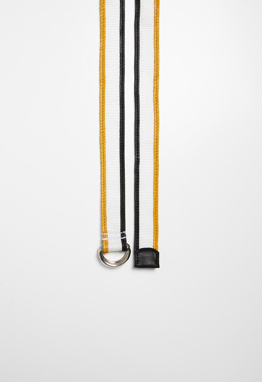 Superbalist - Leather trim canvas 2 pack belt set - multi