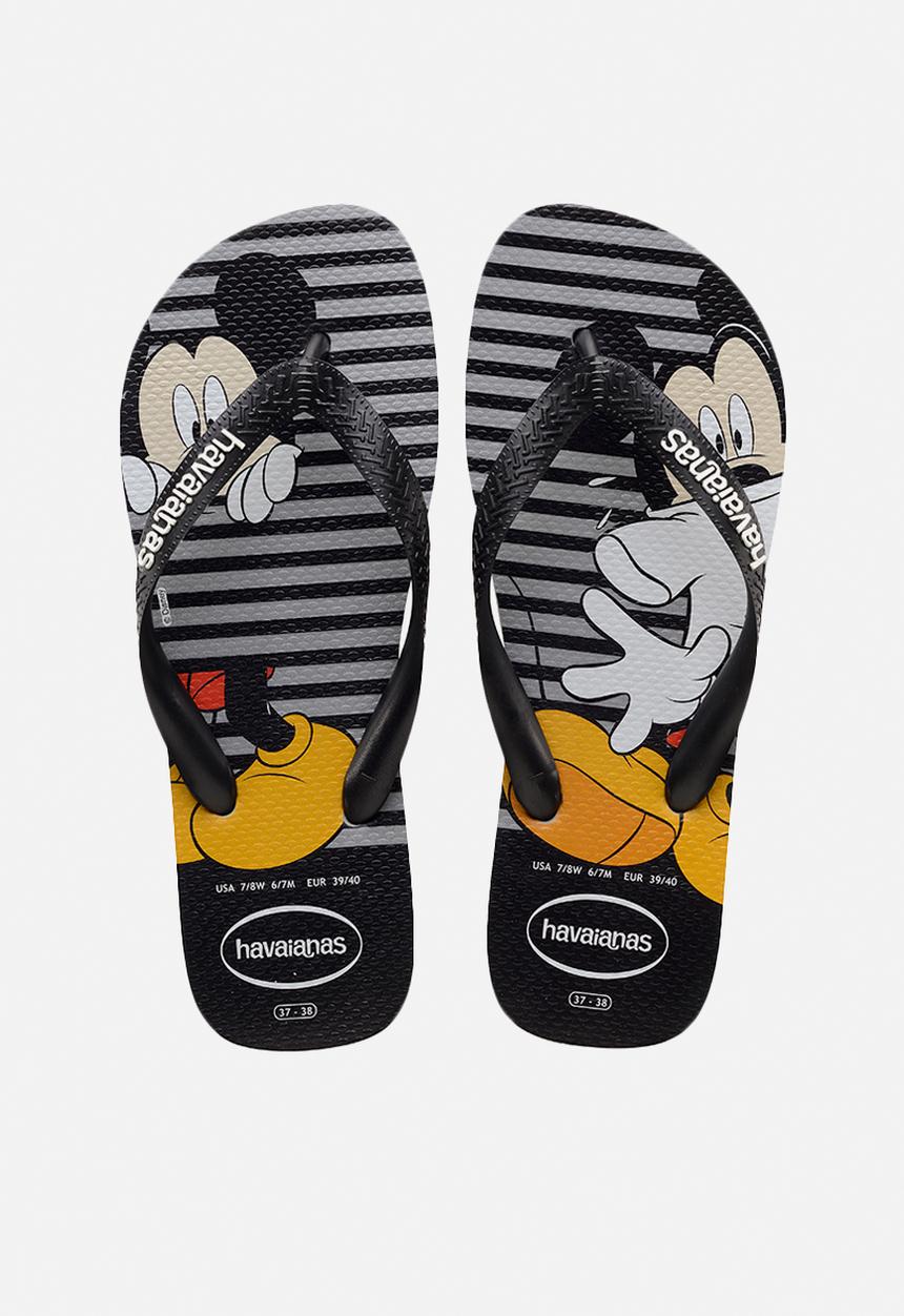 Havaianas - Disney stylish flip flops - grey & black