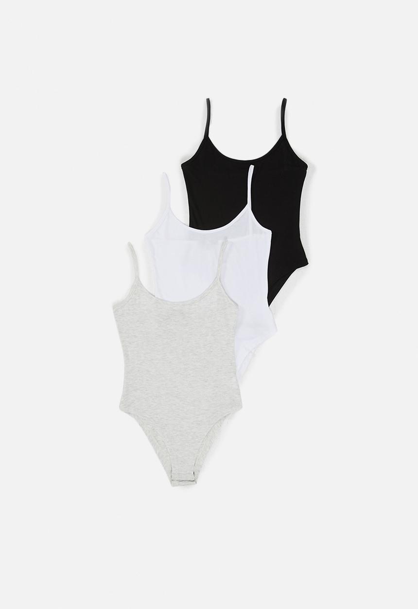 Superbalist - 3 pack cami bodysuit - multi