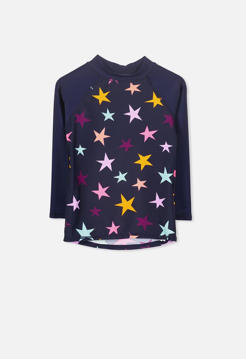 Cotton On - Hamilton long sleeve rash vest - multi