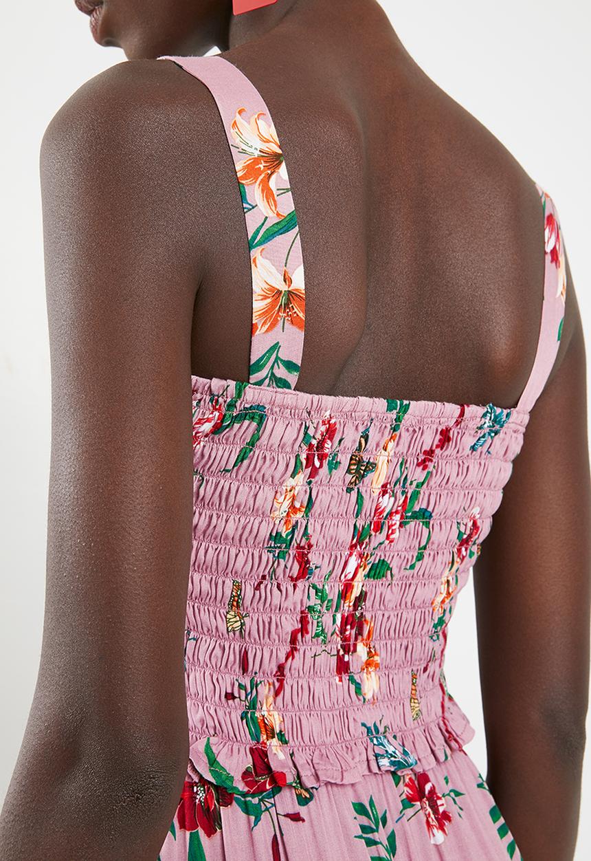 Superbalist - Square neck cami - pink