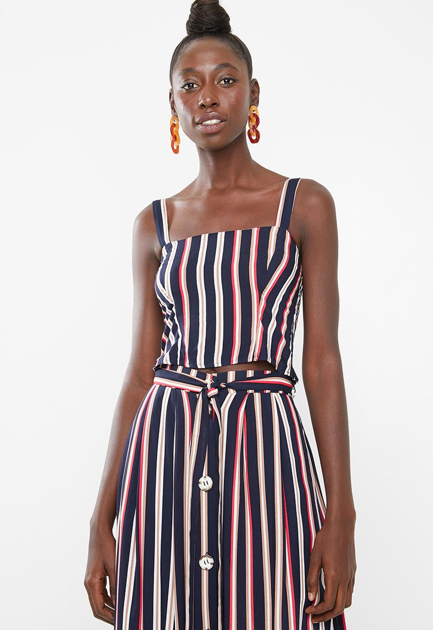 Superbalist - Sweetheart neckline cami - navy