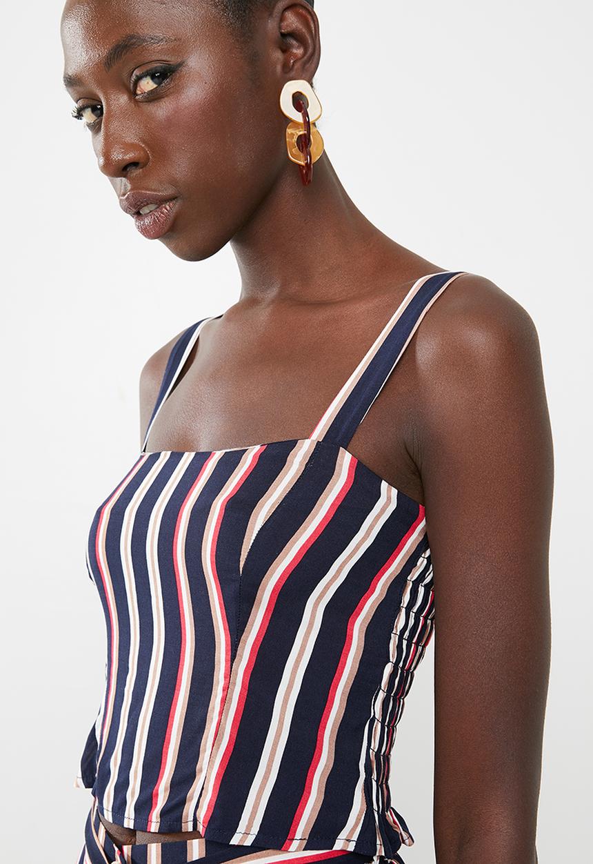 Superbalist - Sweetheart neckline cami - navy