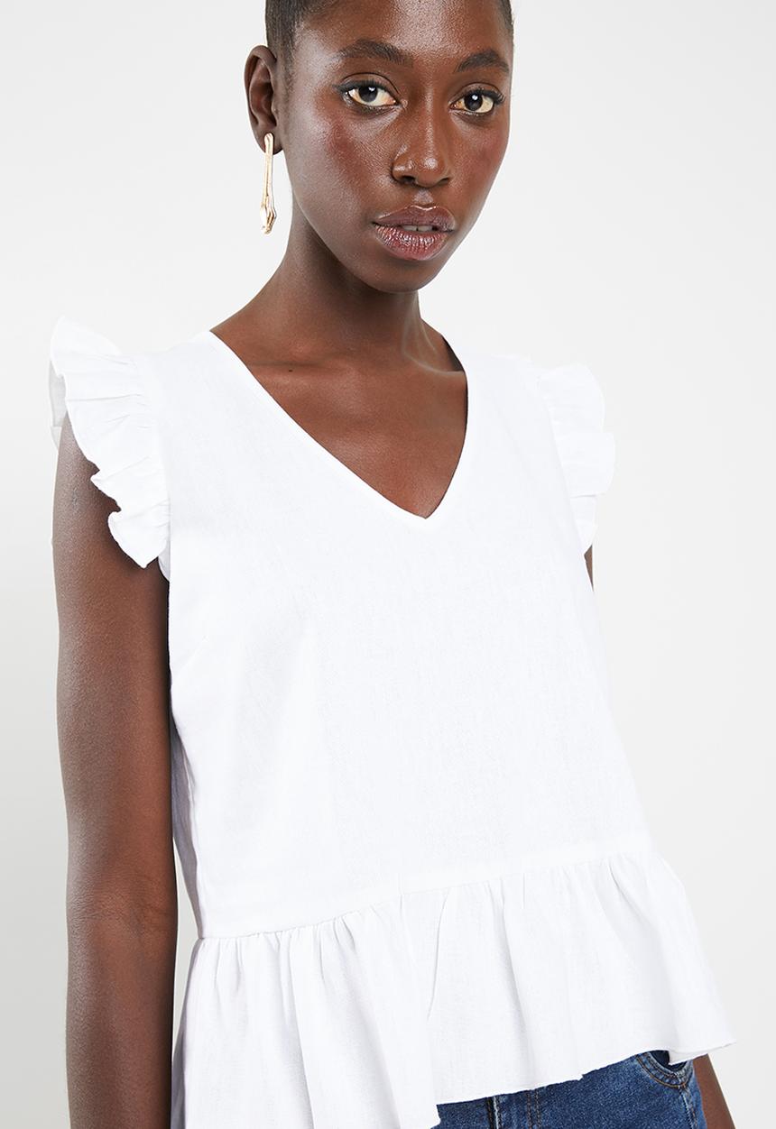 Superbalist - Poplin blouse - white