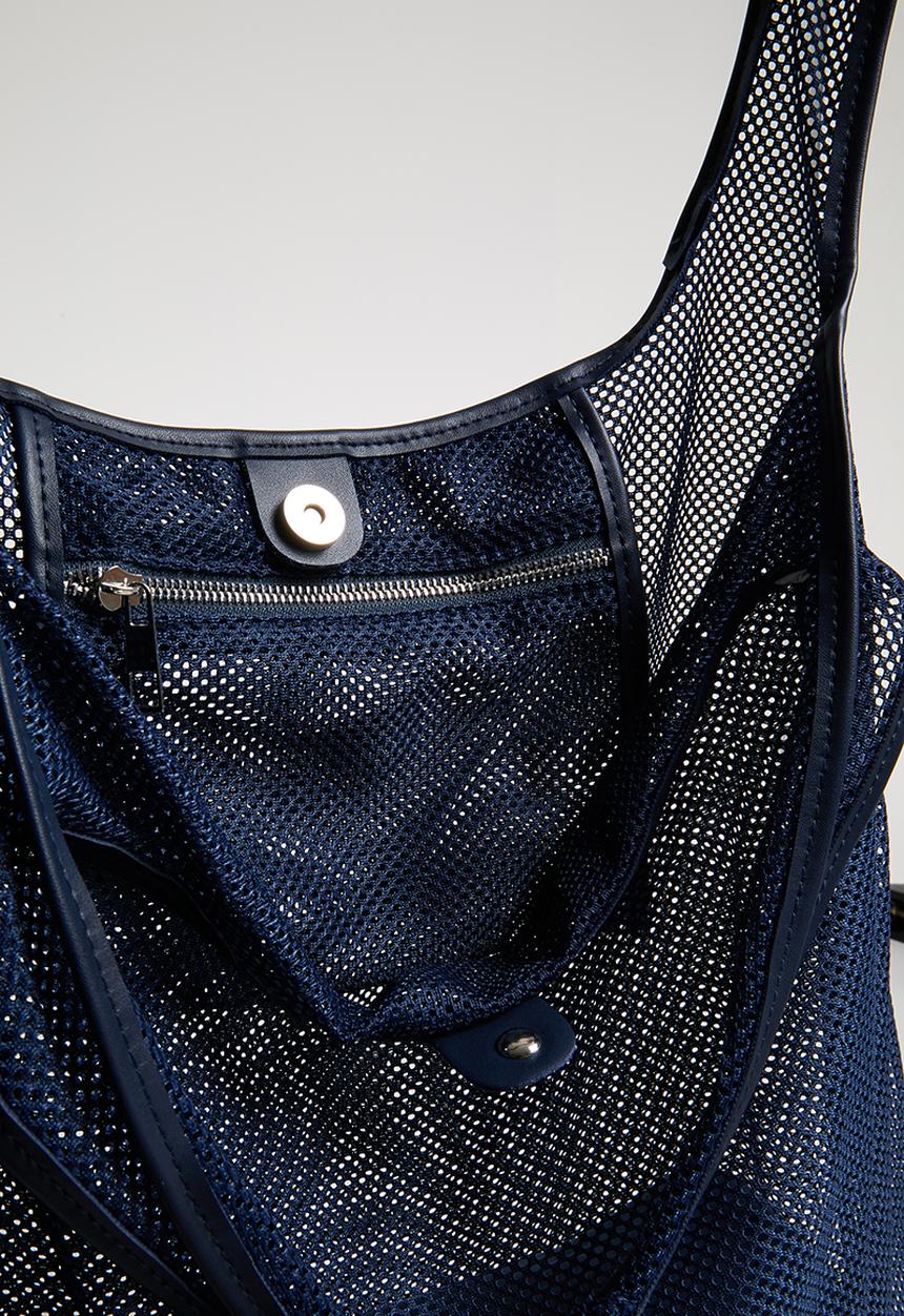 Superbalist - Ivy netted shopper bag - blue