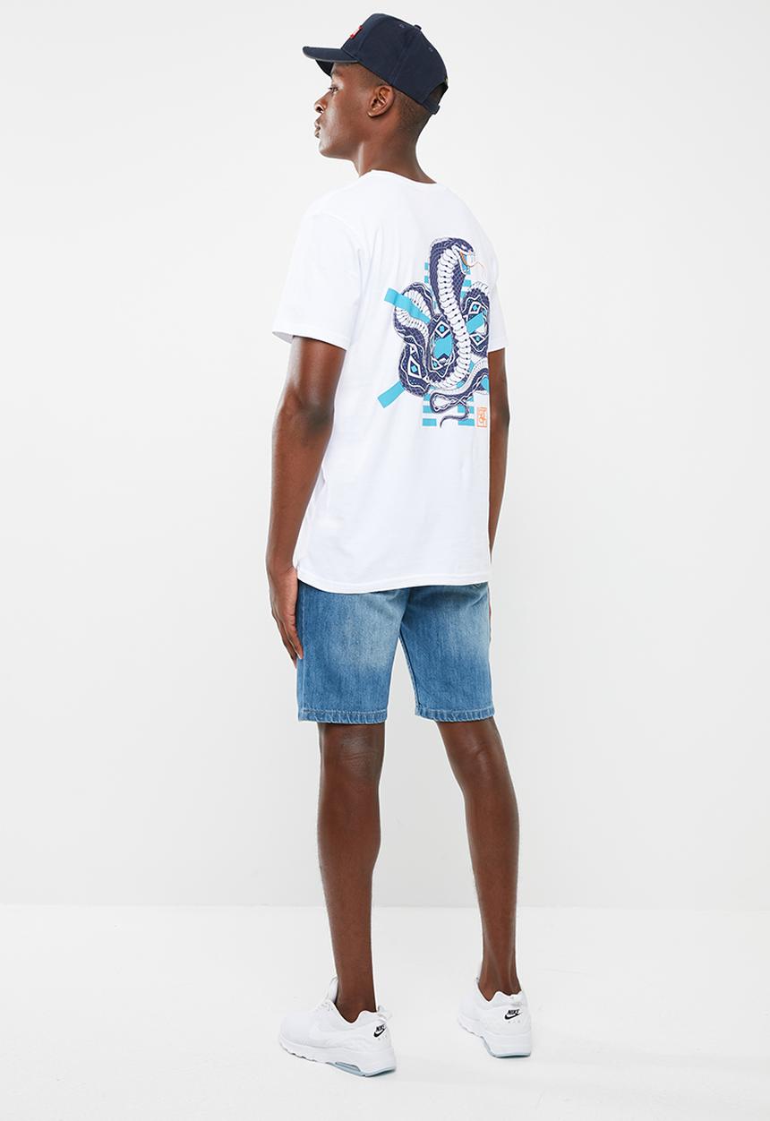 Butan - Speed of the cobra cotton t-shirt - white