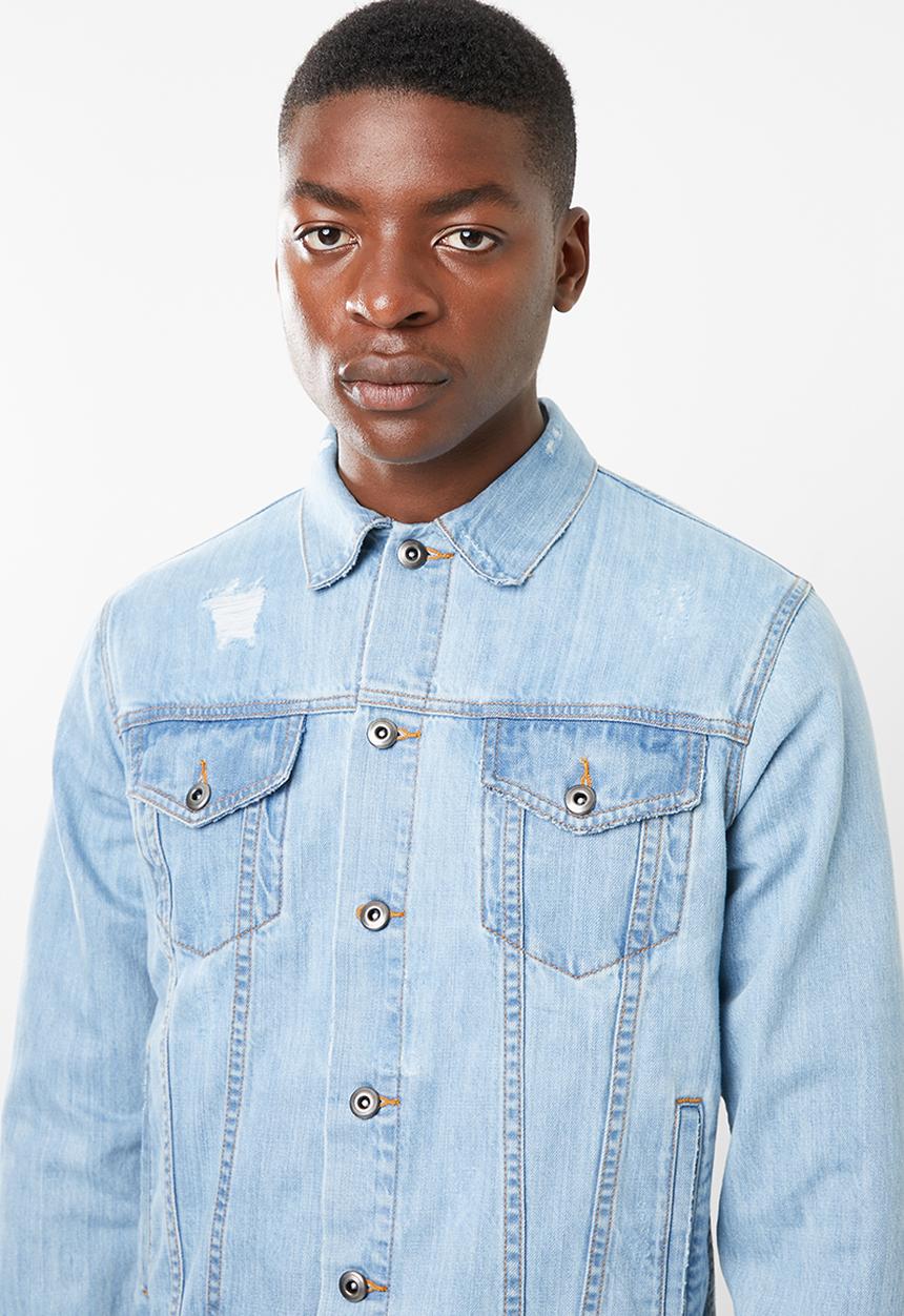 Superbalist - Fashion denim trucker jacket - blue