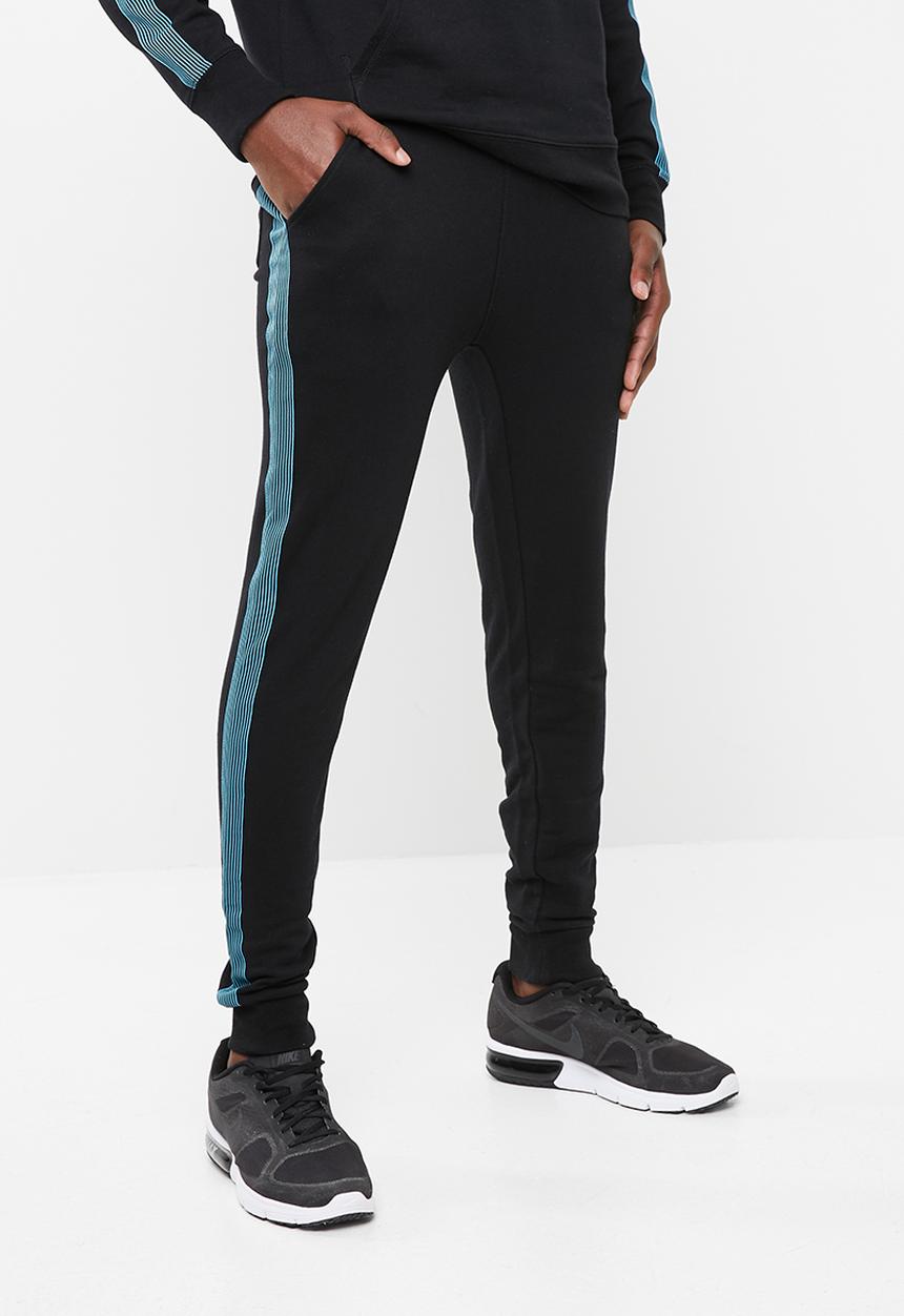 Superbalist - Taped sweat jogger - black