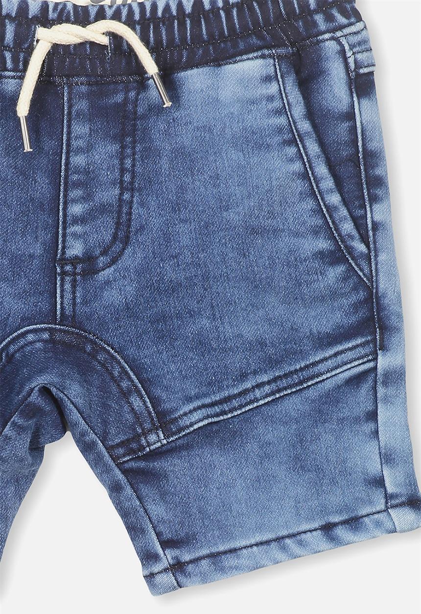 Cotton On - Abe denim short - blue