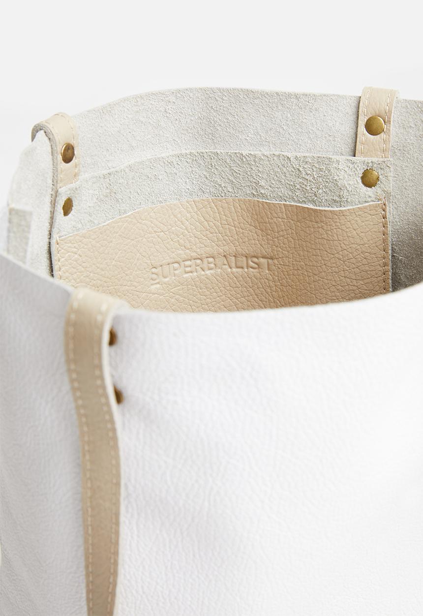 Superbalist - Heidi unlined leather shopper - white