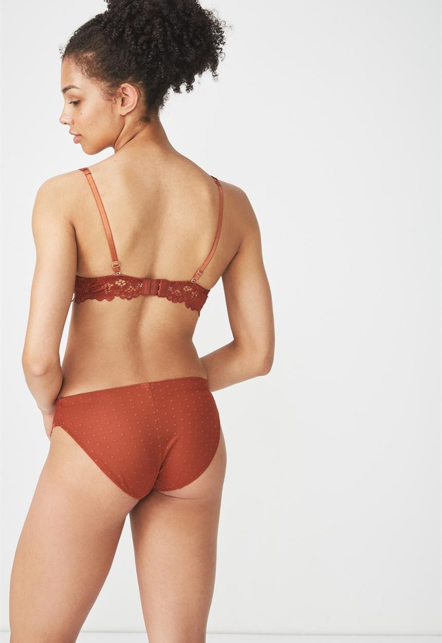 Cotton On - Maddie bikini brief - red