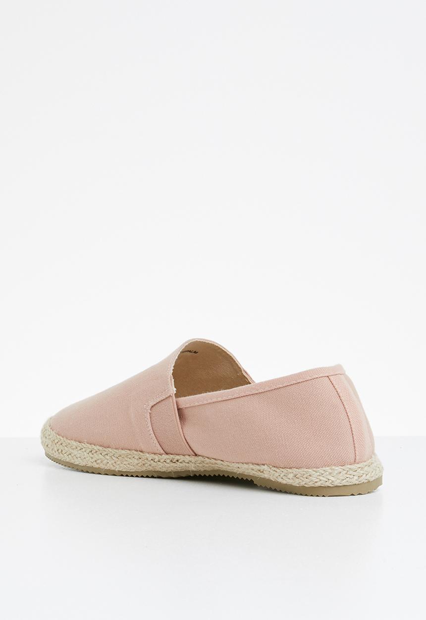 Brave Soul - Palm tree espadrille - pale pink