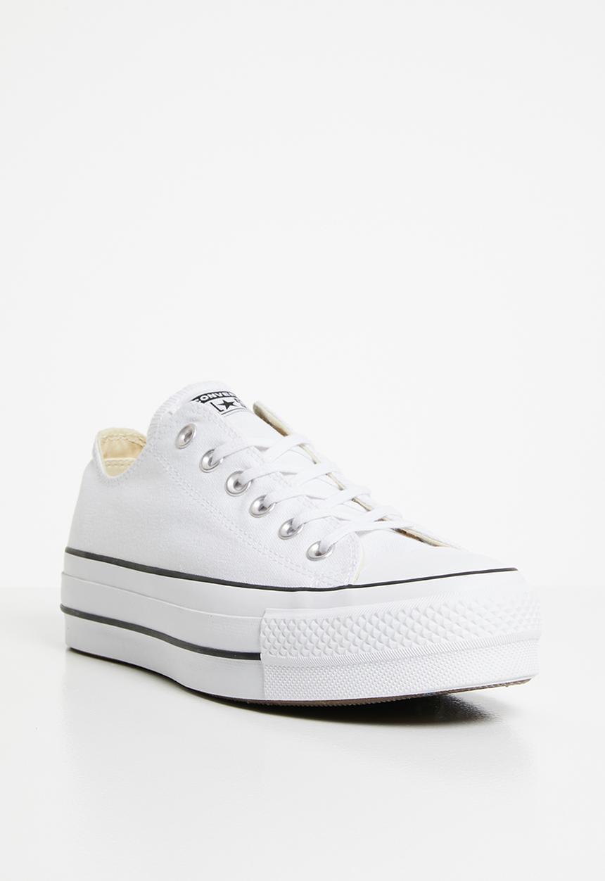 Converse - Chuck Taylor All Star Lift Platform Canvas - White/Black/White