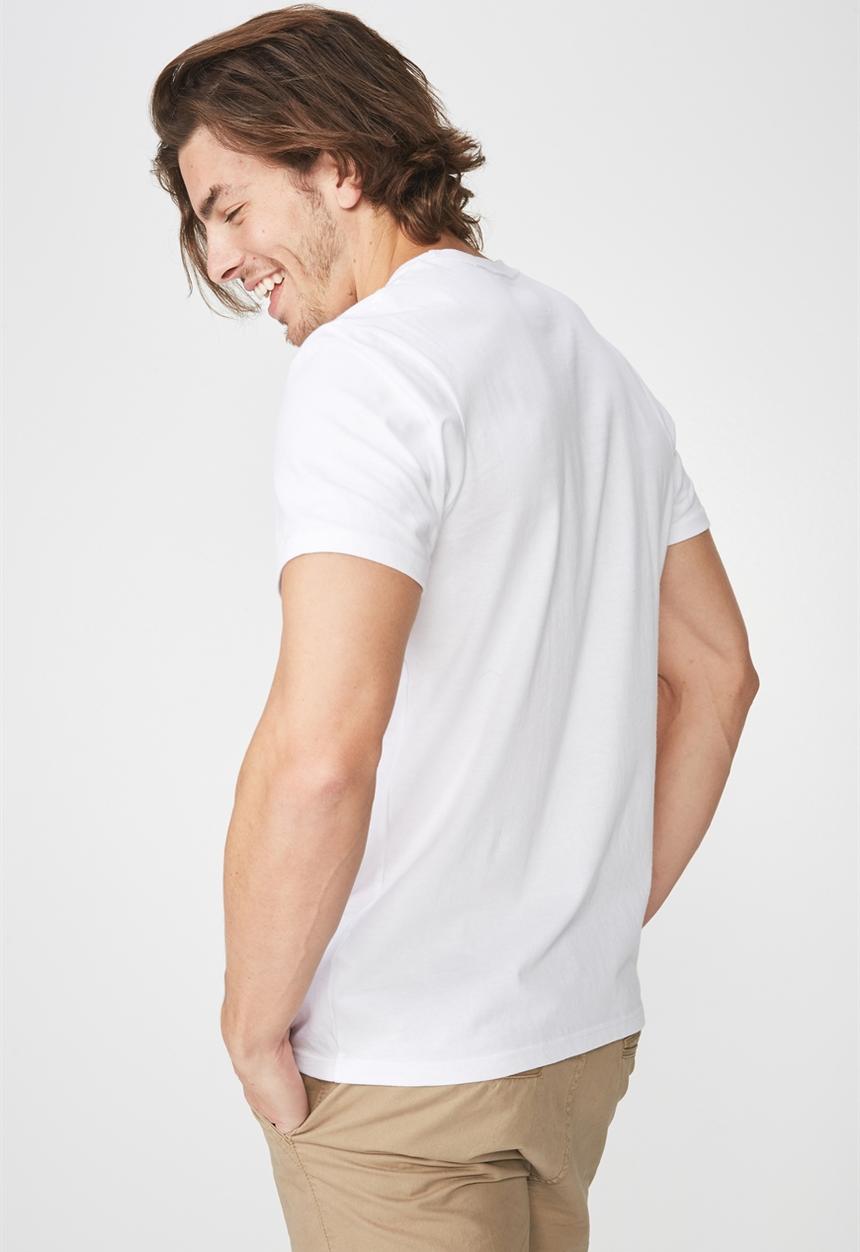 Cotton On - Tbar collaboration tee - white 