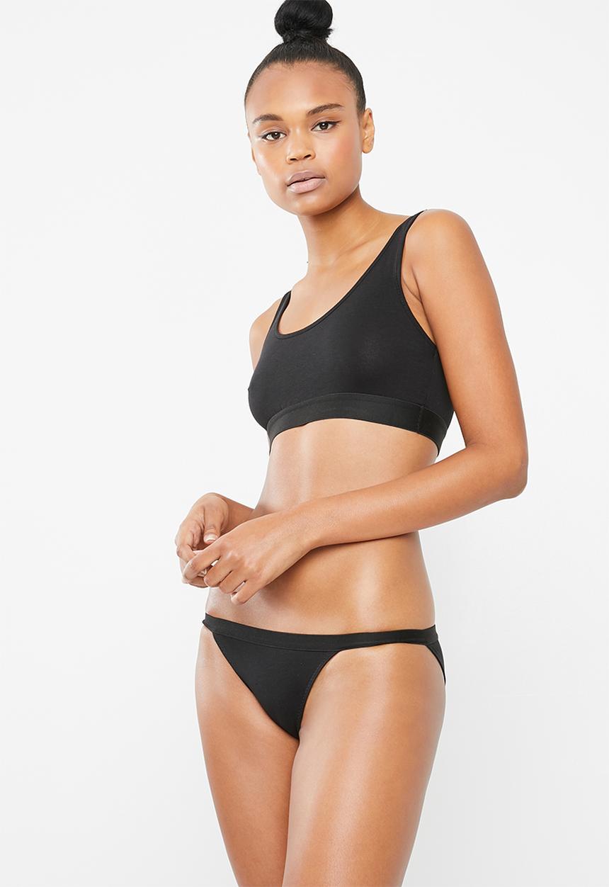 Superbalist - Pack of 3 panties - black 