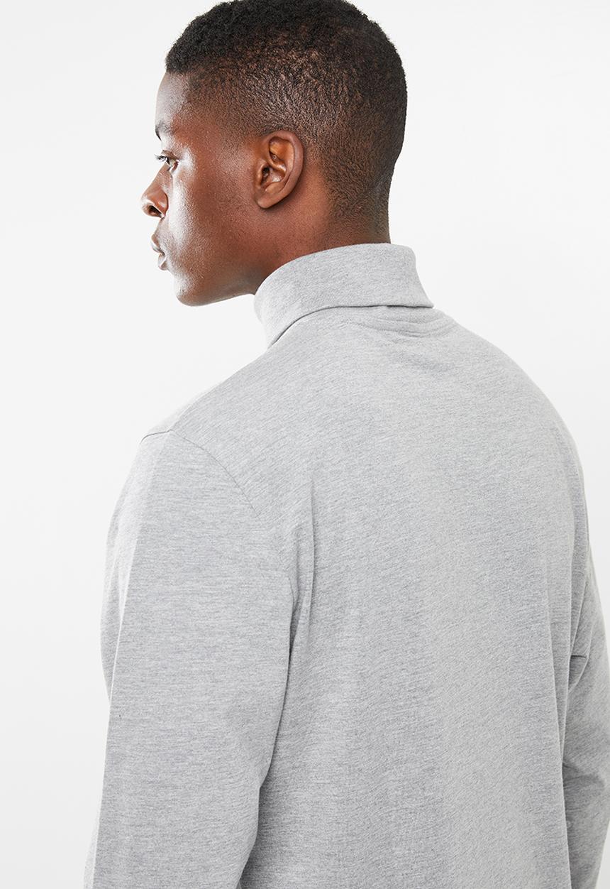 Superbalist - Plain roll neck tee - grey