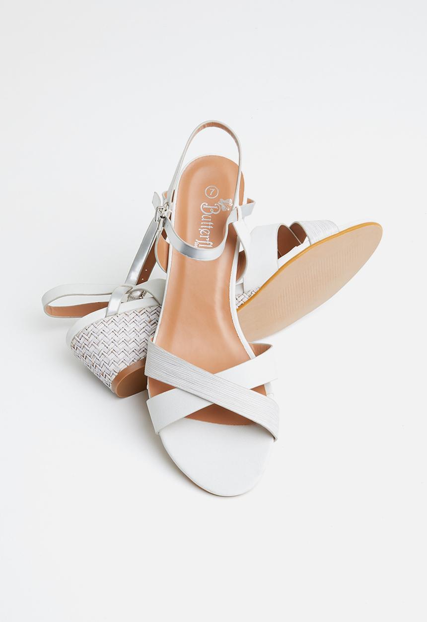 Butterfly Feet - Nalayka wedge heel - grey