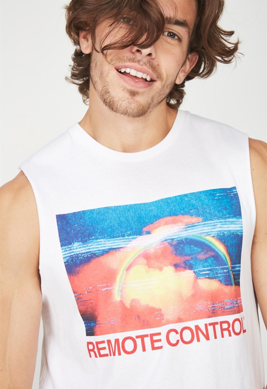 Cotton On - Tbar muscle tank - white