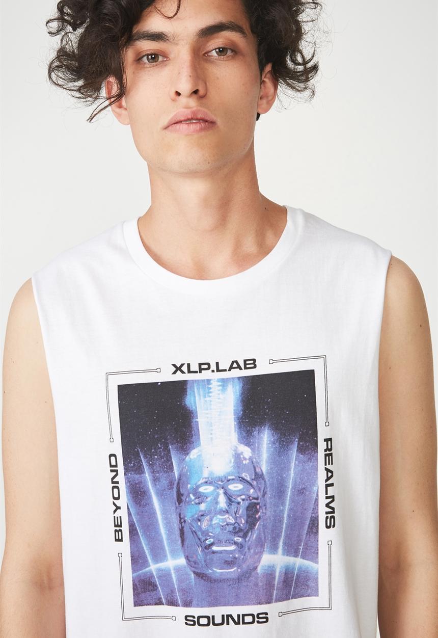 Cotton On - Tbar muscle tank - white