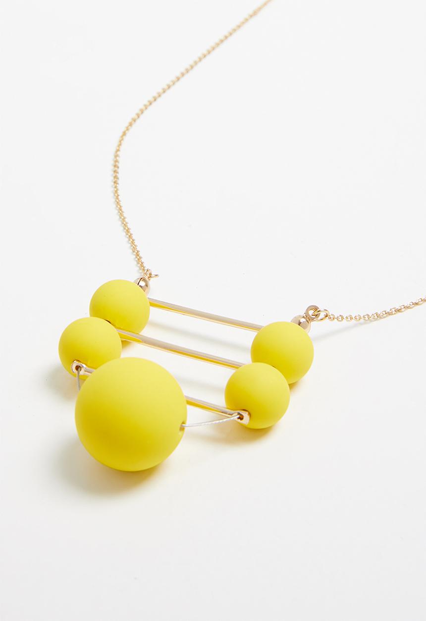 Superbalist - Jen necklace -  gold & yellow