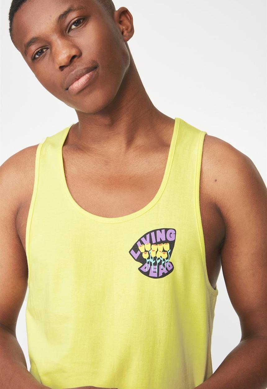 Cotton On - Tbar tank - yellow