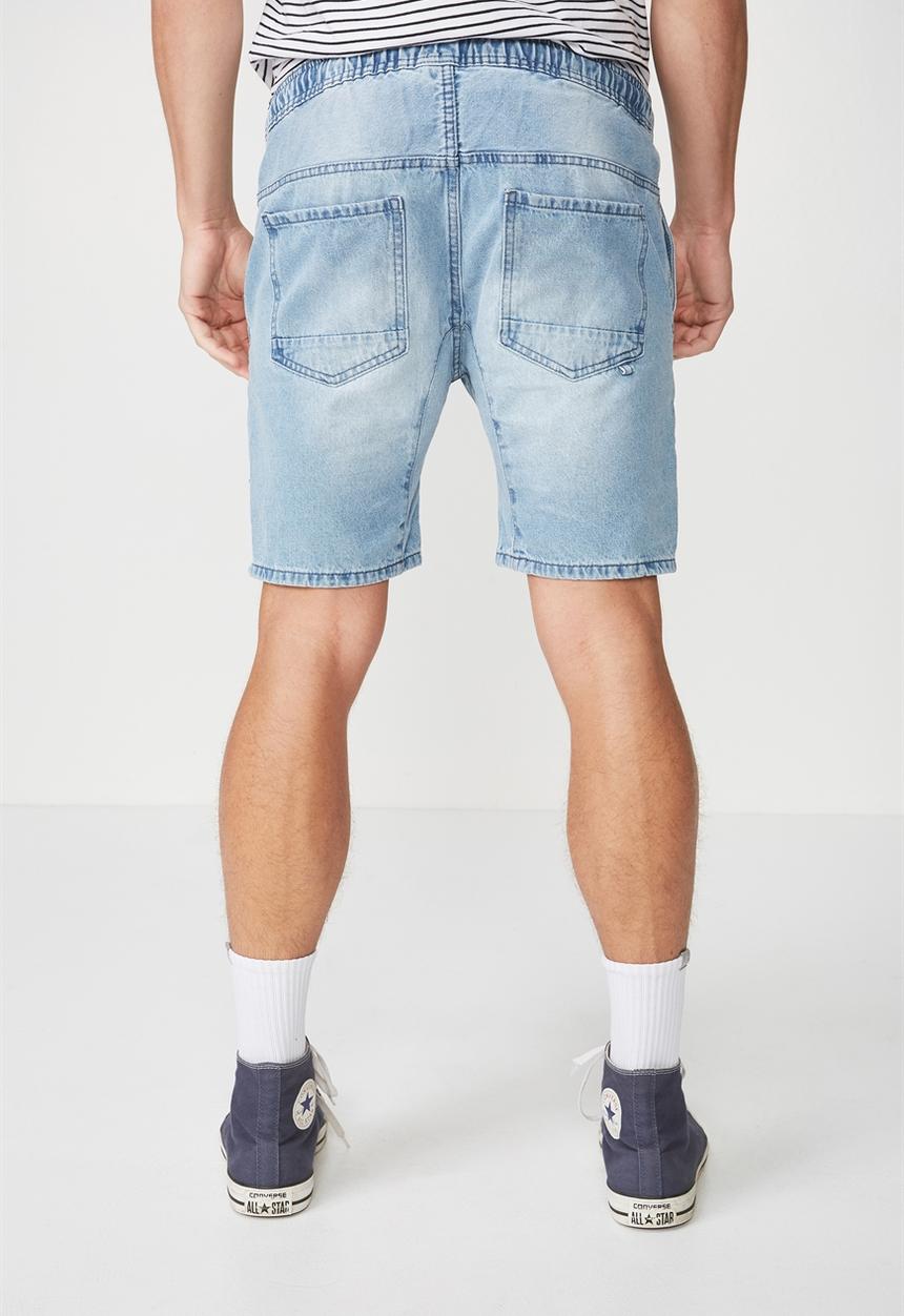 Cotton On - Customised denim short - blue