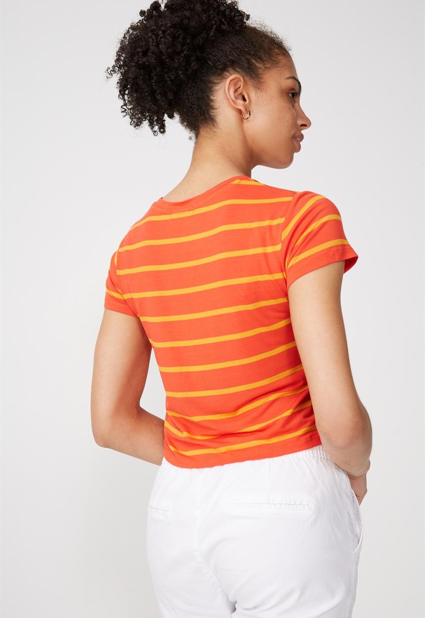 Cotton On - The baby tee - orange & yellow 