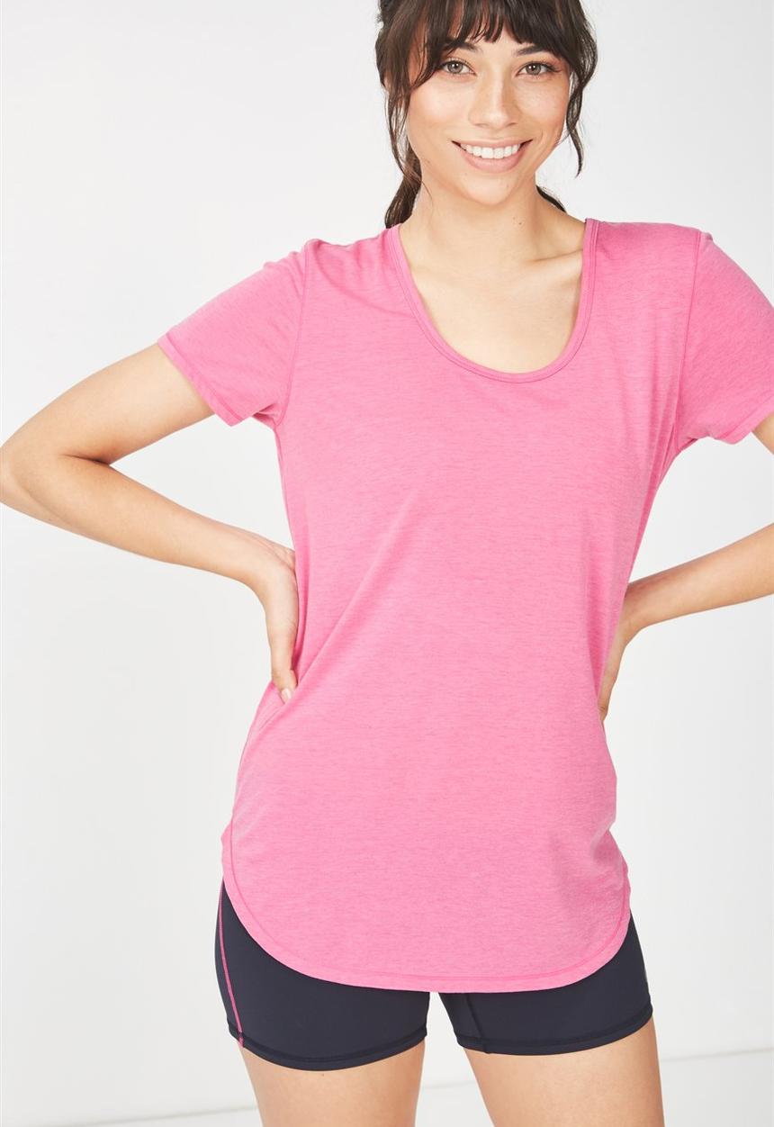 Cotton On - Gym T-shirt - pink