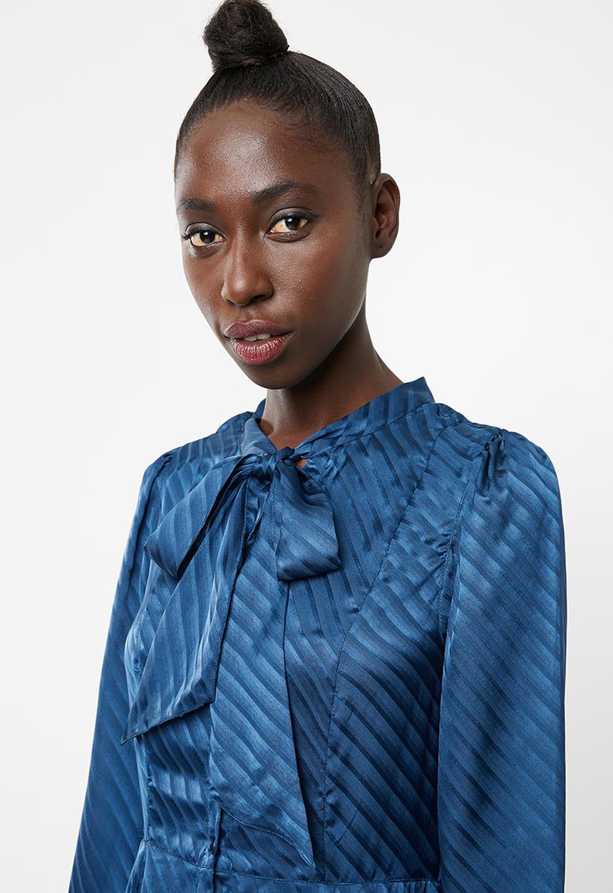 Vero Moda - Wonda long sleeve dress - blue