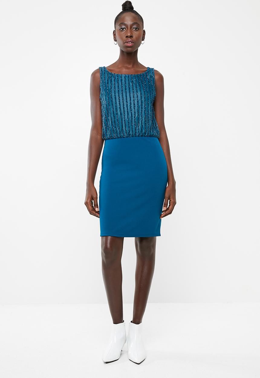 Vero Moda - Shane sleeveless short dress - blue